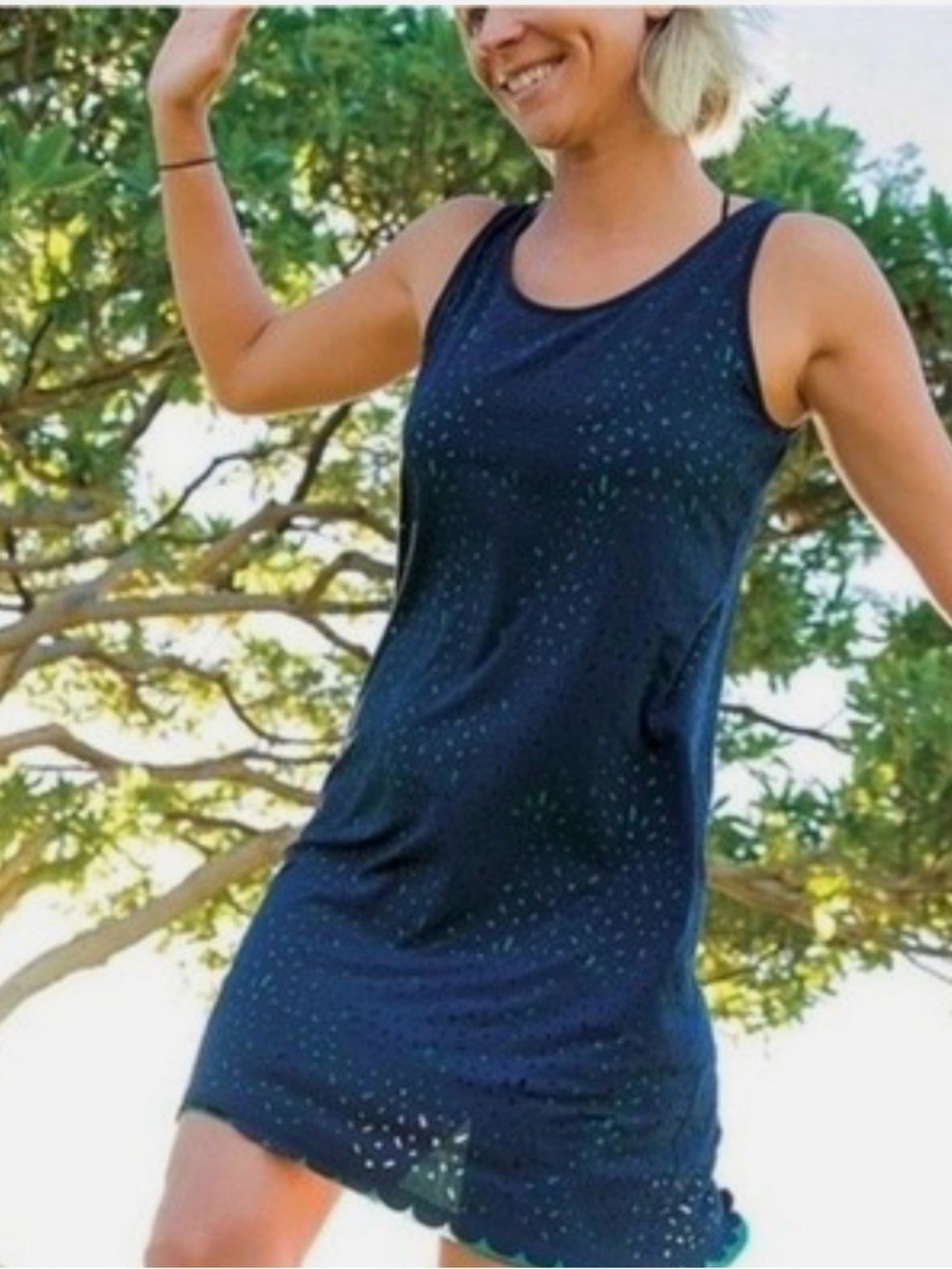 Title Nine Nimblene Illusion Dress Size Small